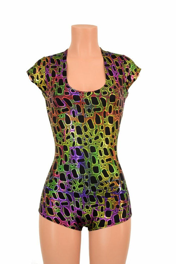 Poisonous Cap Sleeve Romper - Coquetry Clothing