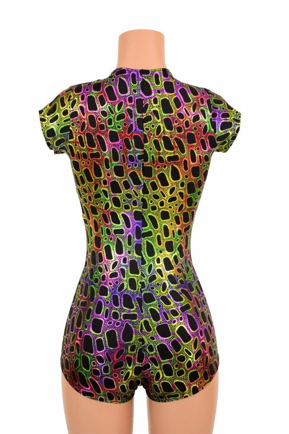 Poisonous Cap Sleeve Romper - Coquetry Clothing