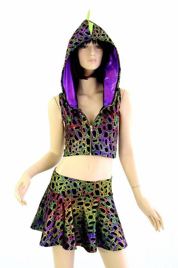Poisonous Crop Hoodie & Skirt Set - 5