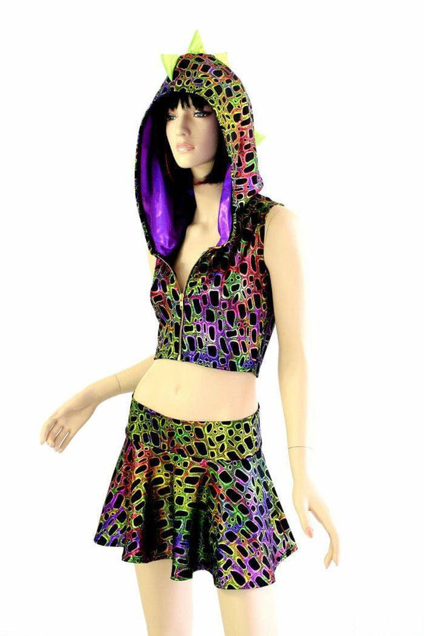 Poisonous Crop Hoodie & Skirt Set - 2