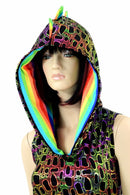 Poisonous Dragon Crop Hoodie - Coquetry Clothing