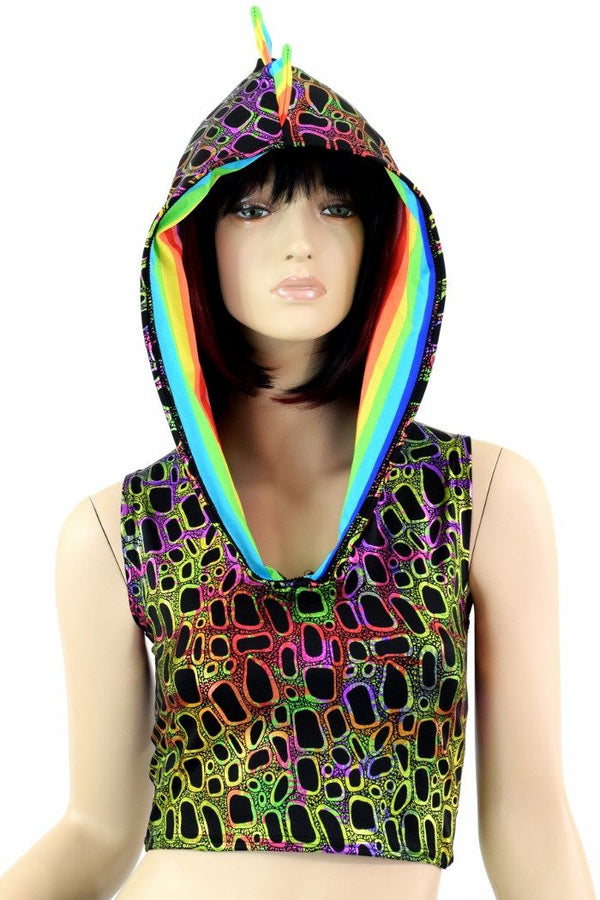 Poisonous Dragon Crop Hoodie - 2