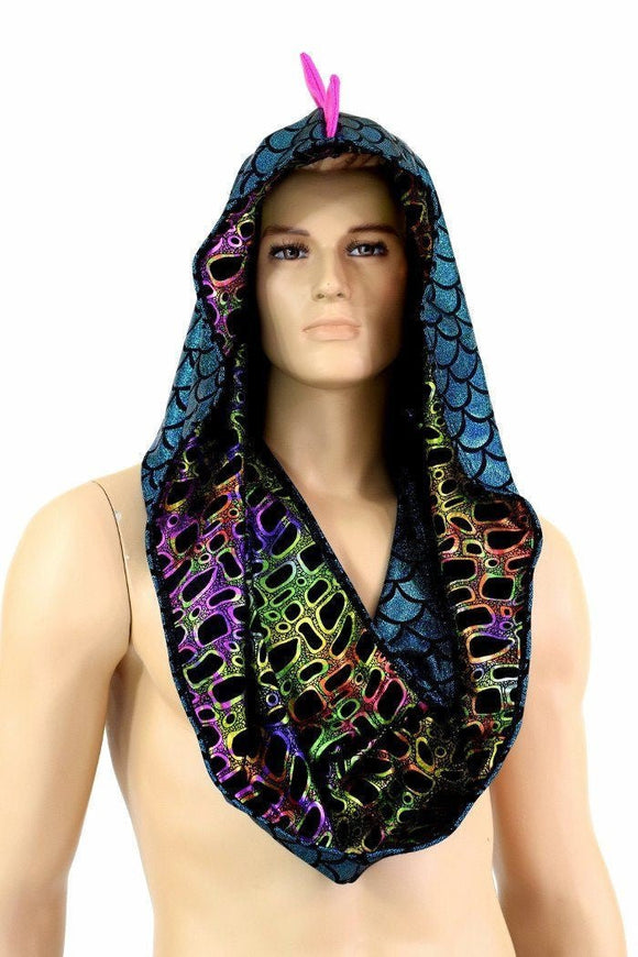 Poisonous Dragon HUGE Festival Hood - Coquetry Clothing