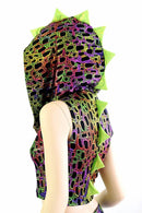Poisonous Dragon Zipper Front Crop Top - Coquetry Clothing