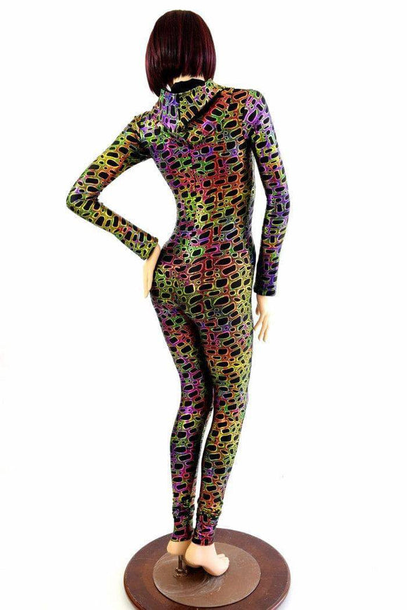 Poisonous Hooded Catsuit - Coquetry Clothing