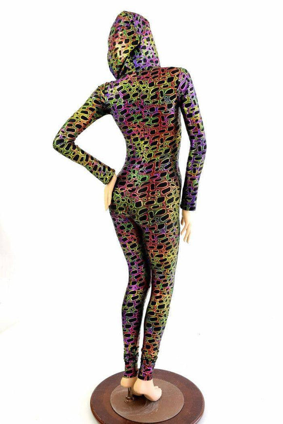 Poisonous Hooded Catsuit - Coquetry Clothing