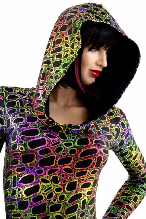 Poisonous Hooded Catsuit - Coquetry Clothing