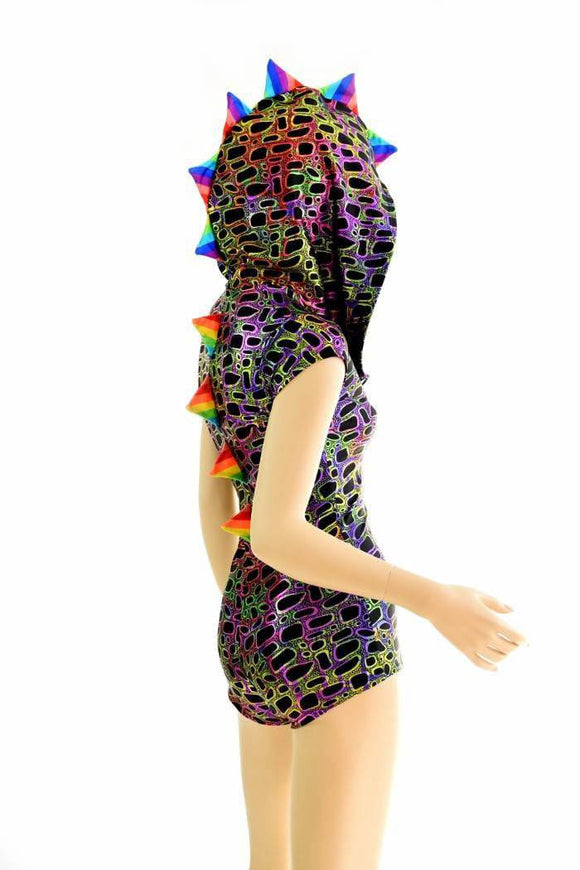 Poisonous Print Hoodie Romper - Coquetry Clothing
