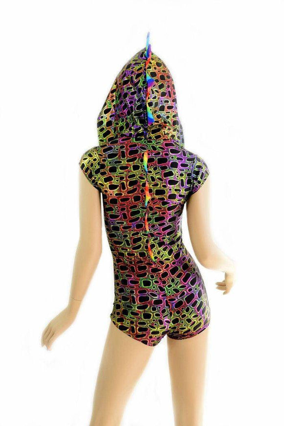 Poisonous Print Hoodie Romper - Coquetry Clothing
