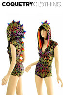 Poisonous Print Hoodie Romper - Coquetry Clothing