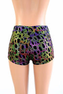 Poisonous Print Mid Rise Shorts - Coquetry Clothing