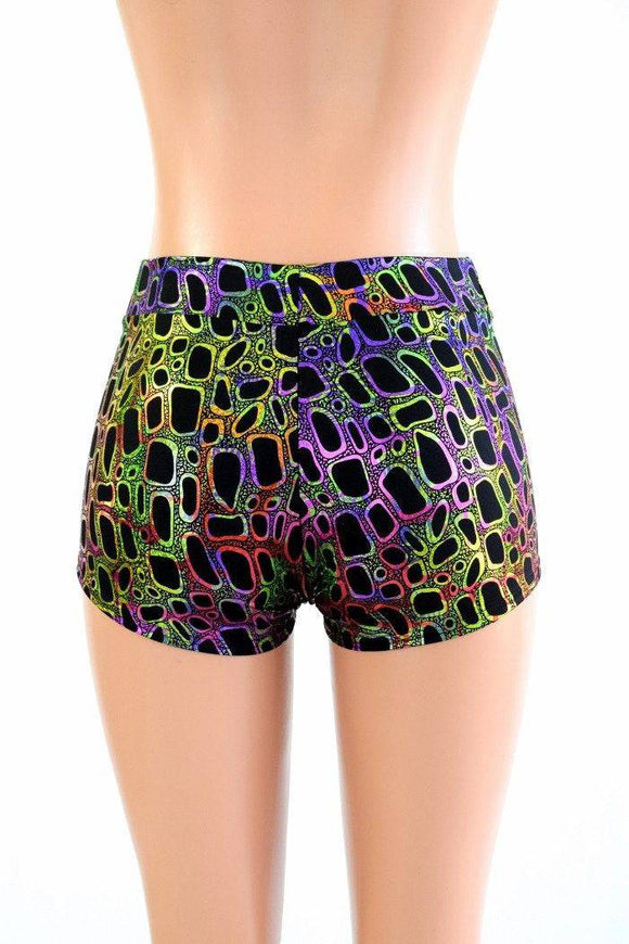 Poisonous Print Mid Rise Shorts - Coquetry Clothing