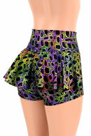 Poisonous Print Ruffle Rump Shorts - Coquetry Clothing