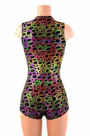 Poisonous Print Sleeveless Romper - Coquetry Clothing