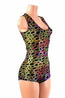 Poisonous Print Sleeveless Romper - Coquetry Clothing