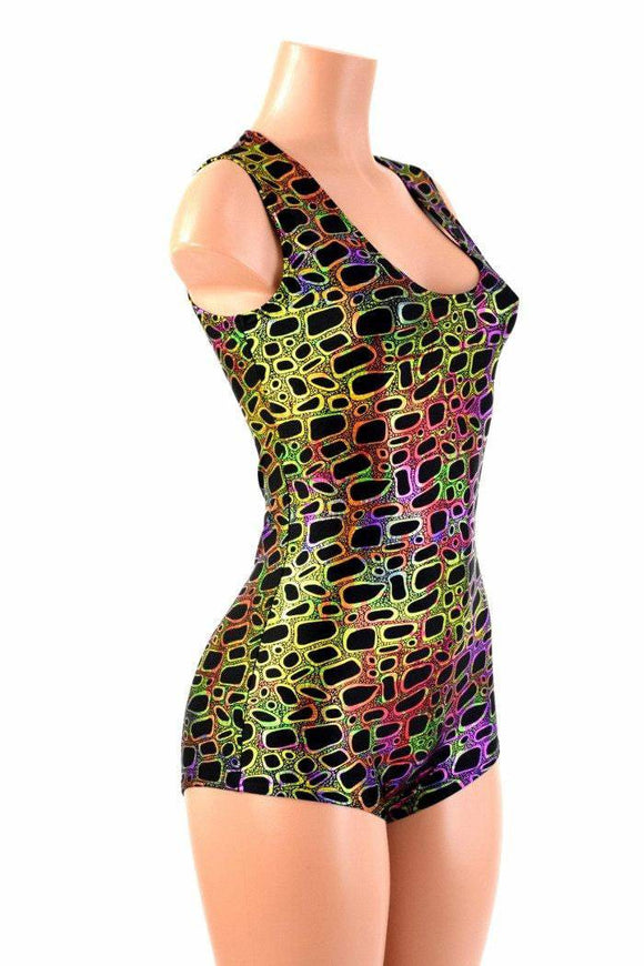 Poisonous Print Sleeveless Romper - Coquetry Clothing
