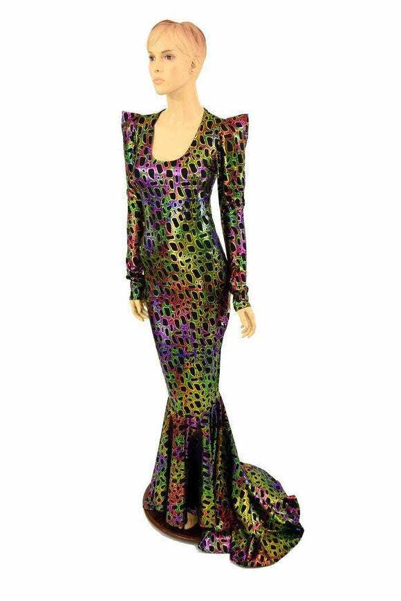 Poisonous Puddle Train Gown - Coquetry Clothing