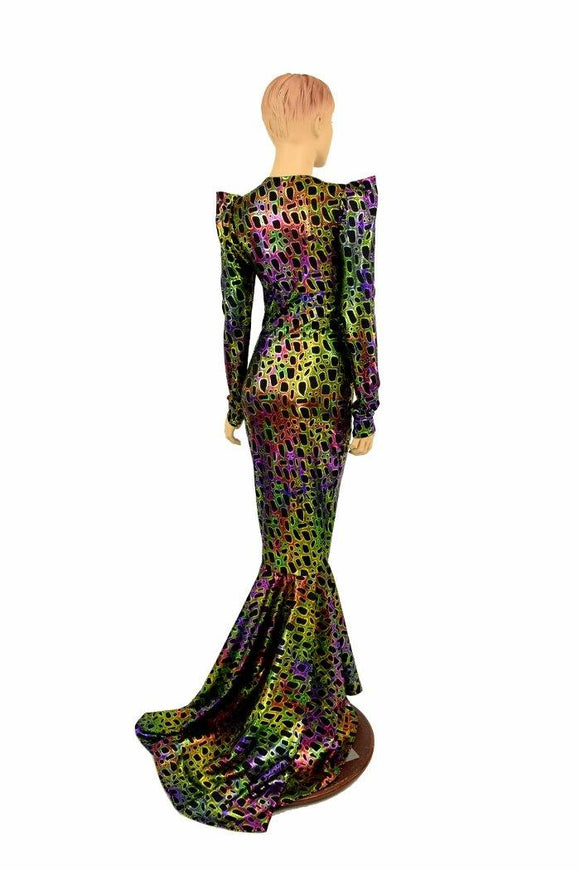 Poisonous Puddle Train Gown - Coquetry Clothing