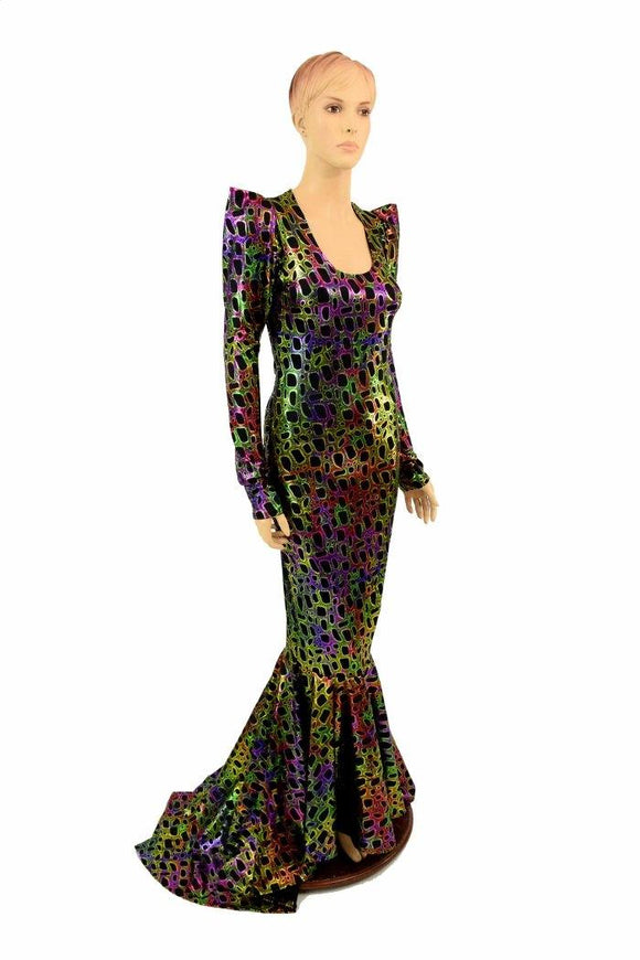 Poisonous Puddle Train Gown - Coquetry Clothing