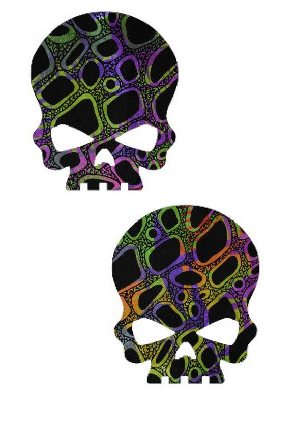 Poisonous Skulls Pasties - Coquetry Clothing