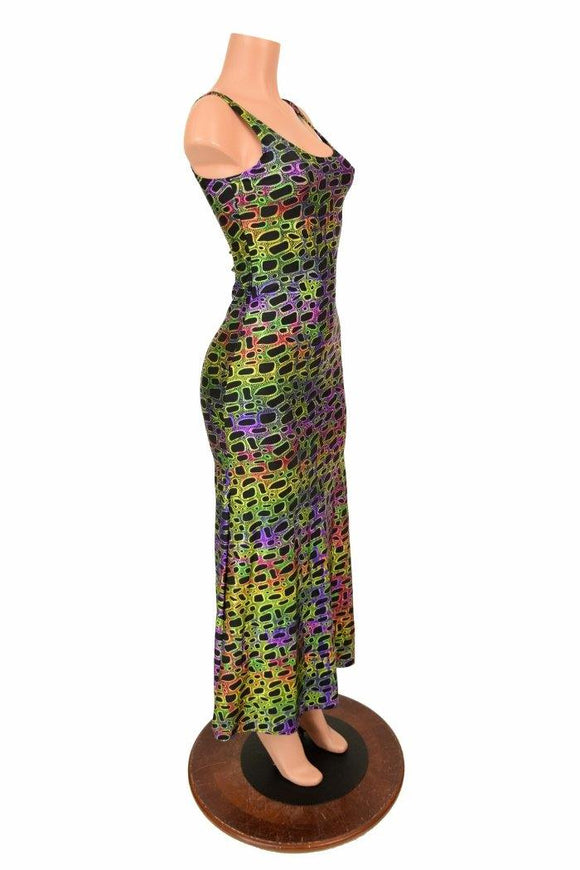 Poisonous Slit Gown - Coquetry Clothing