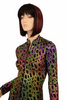 Poisonous "Stella" Zipper Romper - Coquetry Clothing