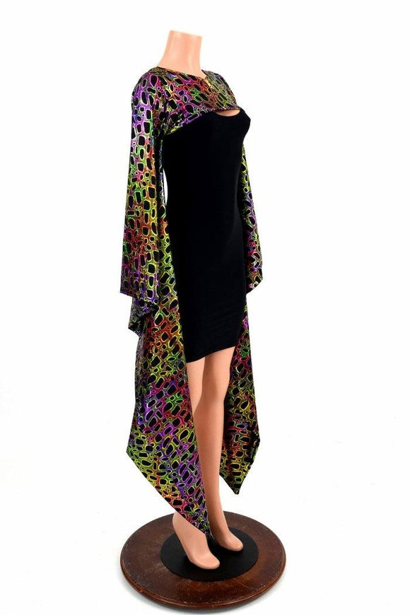 Poisonous Zipper Kimono Bolero - Coquetry Clothing