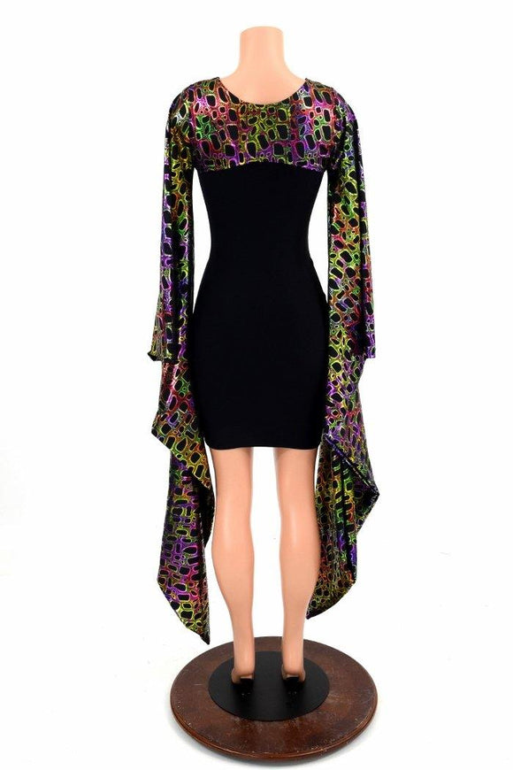 Poisonous Zipper Kimono Bolero - Coquetry Clothing