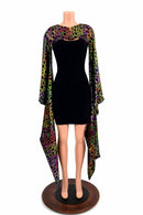 Poisonous Zipper Kimono Bolero - Coquetry Clothing