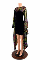 Poisonous Zipper Kimono Bolero - Coquetry Clothing
