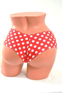 Polka Dot Cheeky Booty Shorts - 3