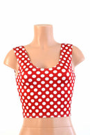 Polka Dot Crop Top - Coquetry Clothing
