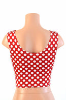 Polka Dot Crop Top - Coquetry Clothing