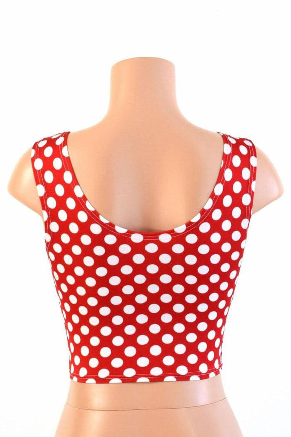Polka Dot Crop Top - Coquetry Clothing