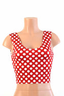 Polka Dot Crop Top - 2