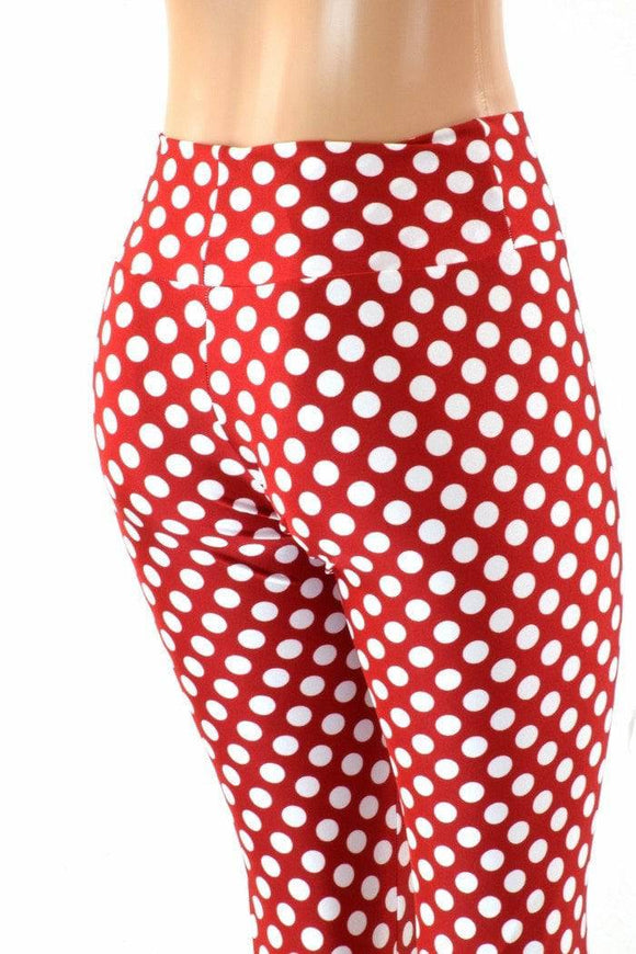 Polka Dot High Waist Minnie Leggings - Coquetry Clothing