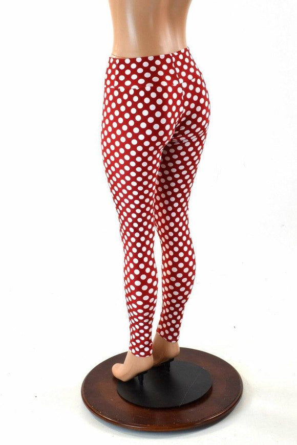 Polka Dot High Waist Minnie Leggings - Coquetry Clothing