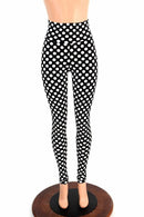 Polka Dot High Waist Pinup Leggings - Coquetry Clothing