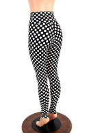 Polka Dot High Waist Pinup Leggings - Coquetry Clothing