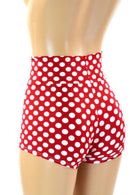 Polka Dot High Waist Shorts - Coquetry Clothing