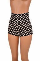 Polka Dot High Waist Shorts - Coquetry Clothing