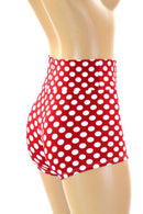 Polka Dot High Waist Shorts - Coquetry Clothing