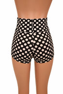 Polka Dot High Waist Shorts - Coquetry Clothing