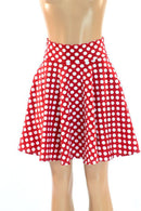 Polka Dot Minnie Skater Skirt - Coquetry Clothing