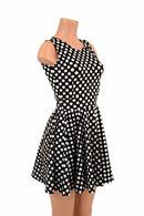Polka Dot Pocket Skater Dress - Coquetry Clothing