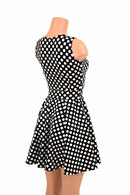 Polka Dot Pocket Skater Dress - Coquetry Clothing