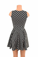 Polka Dot Pocket Skater Dress - Coquetry Clothing