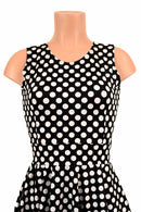 Polka Dot Pocket Skater Dress - Coquetry Clothing