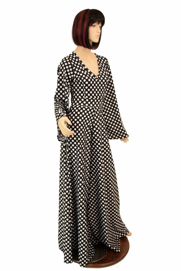 Polka Dot Wide Leg Jumpsuit - Coquetry Clothing