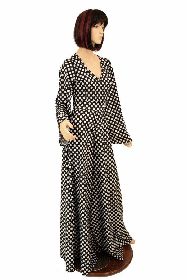 Polka Dot Wide Leg Jumpsuit - 2